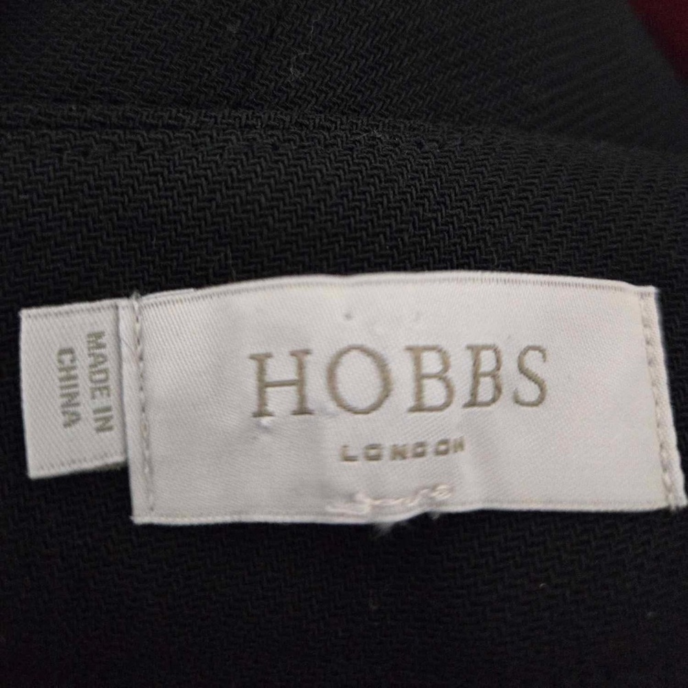 Hobbs London pencil skirt‎ size 6 black 100% wool knee length office business - Picture 5 of 6